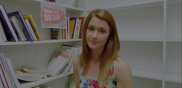  Roundass teen pov fucked in the library